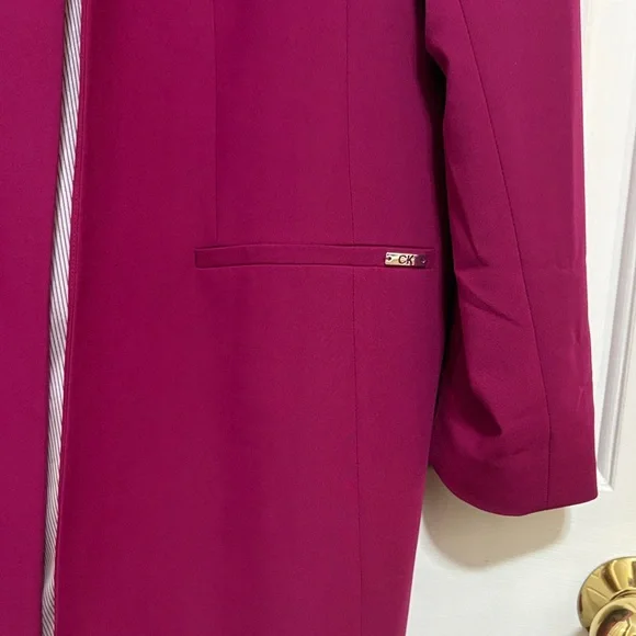 Calvin Klein Women's Fuchsia Blazer - Picture 4 of 7